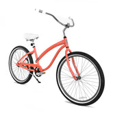 Cailey | Coral | Single-Speed Cruiser Bike