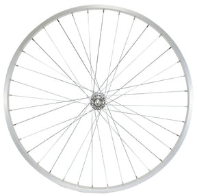 Silver Bicycle Wheels
