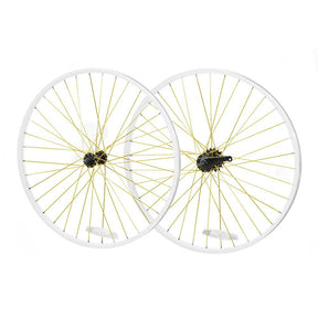 White & Gold Wheels
